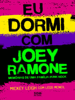 cover image of Eu dormi com Joey Ramone